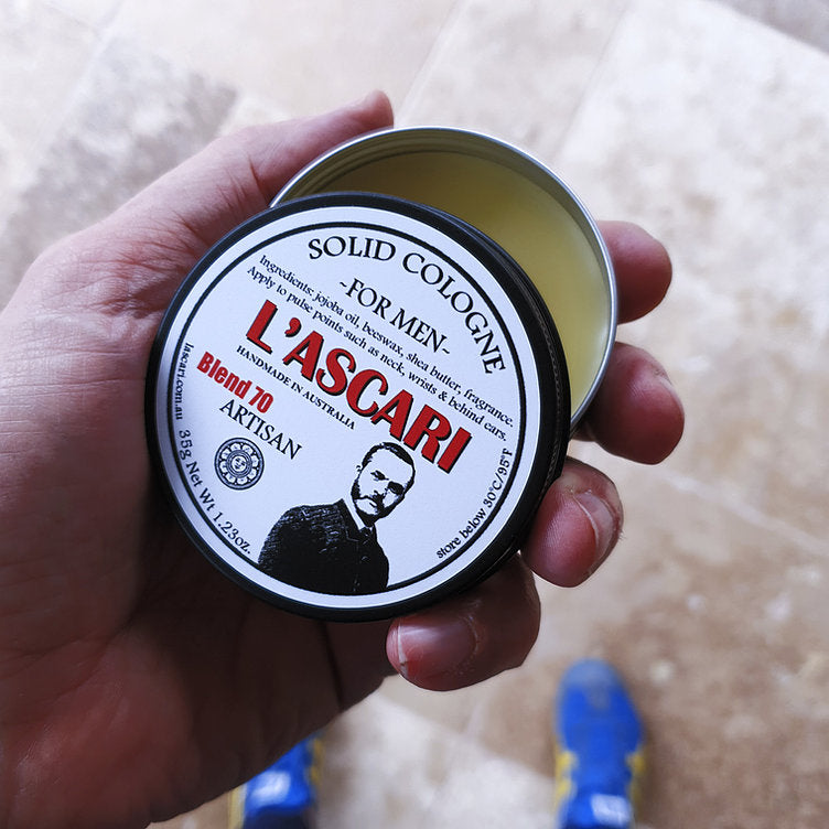 L'ASCARI | Solid Cologne For Men Blend 70 - Artisan