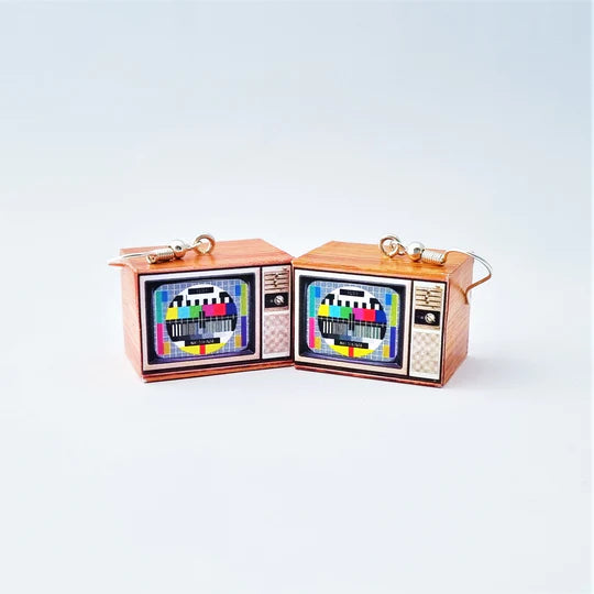 Cheeky Little Monkeys |Retro TV earrings