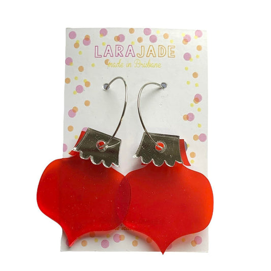 Lara Jade | Hoops Christmas Baubles - Red