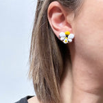The Coloured Bee | Bee & Hive Studs