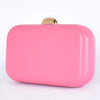 Adorne | Celeste Sleek Structured Clutch (Pink)