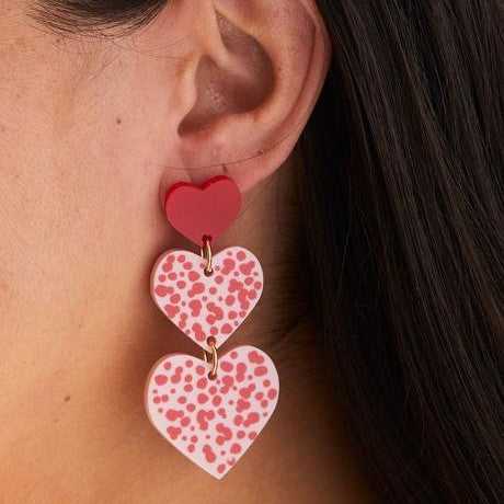 Martha Jean | Candy Heart Earrings