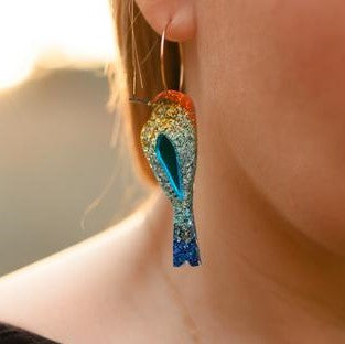 Lunar Dee | Bob the Rainbow Bee Eater Hoops