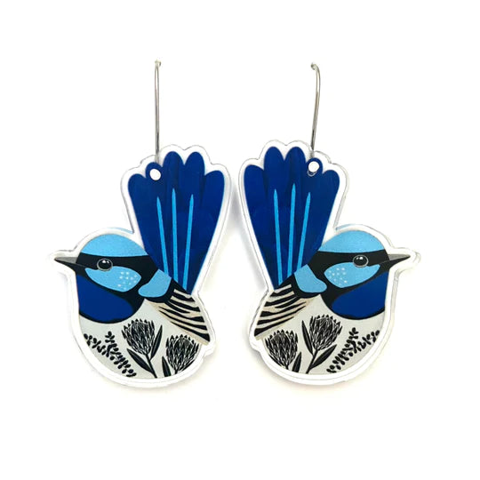 Smyle Designs | Fairy Wren Earrings