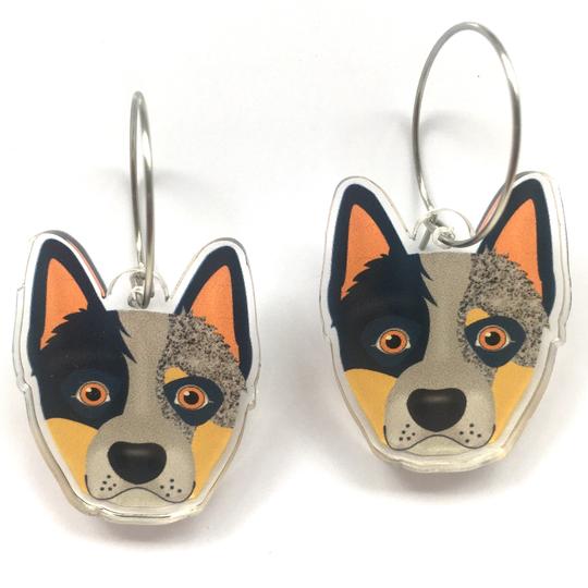 Smyle Designs | Blue Heeler Earrings