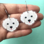 Smyle Designs | Maltese Poodle Earrings