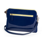 Liv & Milly | Ravello Bag - Blue Vegan Patent Leather