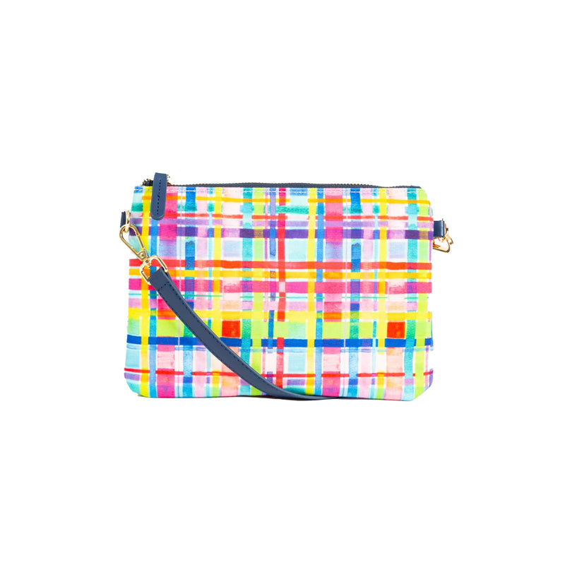 Liv & Milly | Lordie Dordie - Rainbow Gingham Clutch - Sml