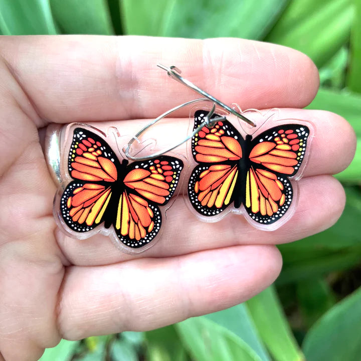 Smyle Designs | Monarch Butterfly Earrings