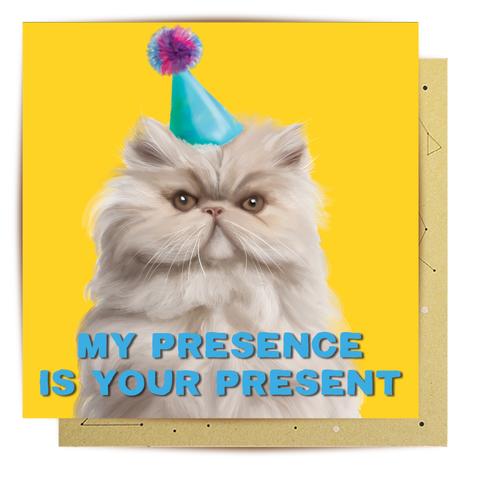 La La Land Greeting Card | My Presence Is Your Present