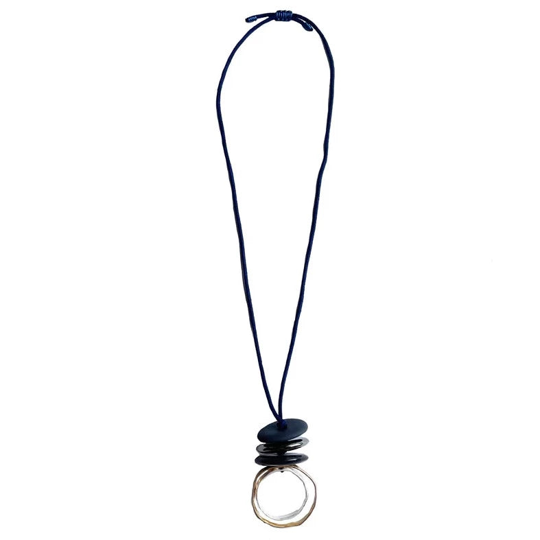 Zoda Necklace | Three Tier & Circles