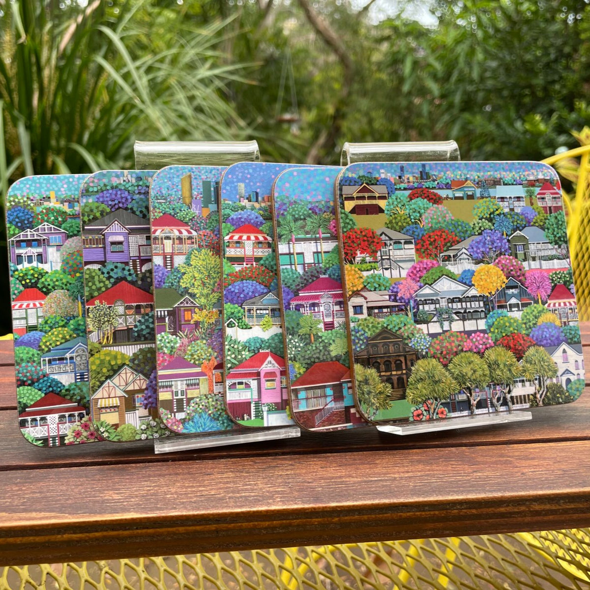 Debra Hood | Queenslanders of Brisbane Coaster Set