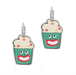 Taratata Earrings - Glutton Cupcakes - Blue