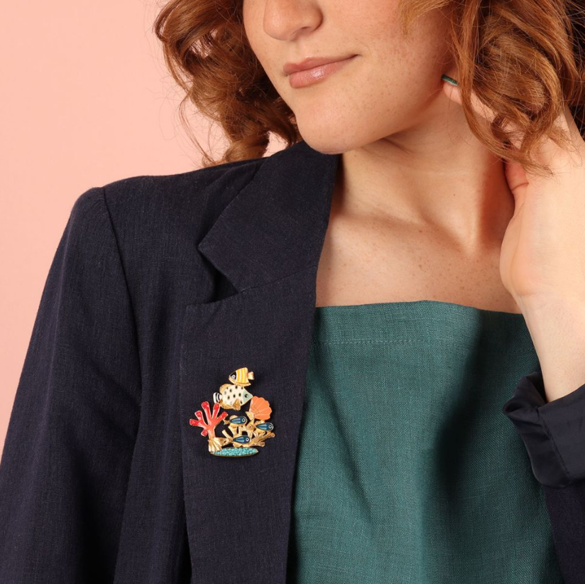Taratata Brooch | Fantaisie