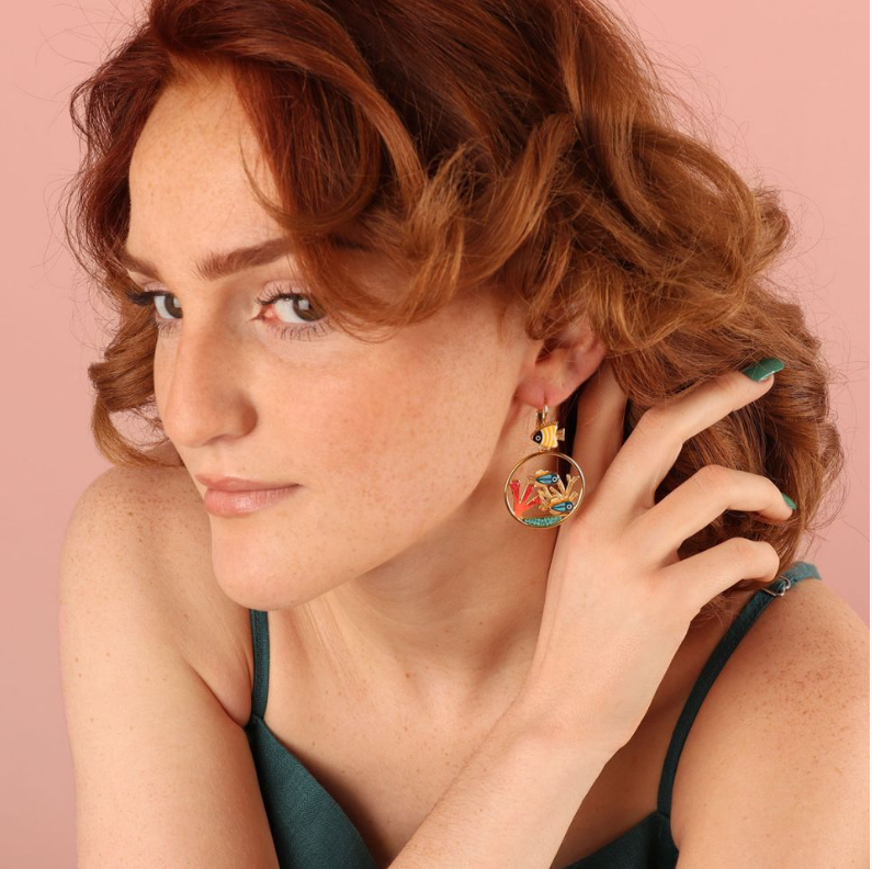 Taratata Lever Back Earrings | Fantaisie