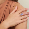 Tiger Tree | Donatella Ring - Lilac
