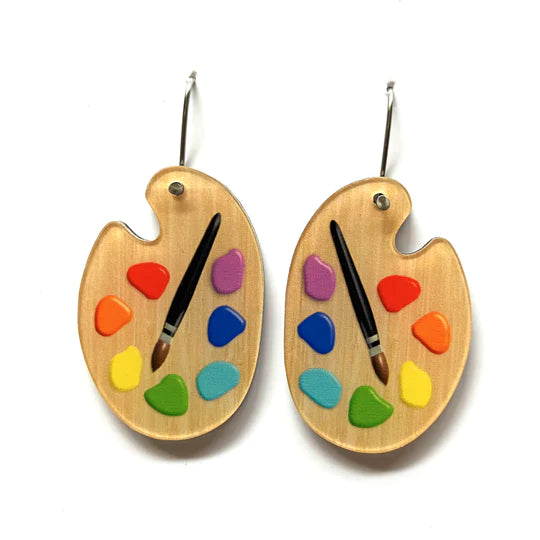 Smyle Designs | Artist's Palette Earrings