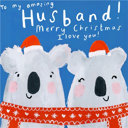 Sooshichacha Card | Merry Christmas To My Amazing Husband
