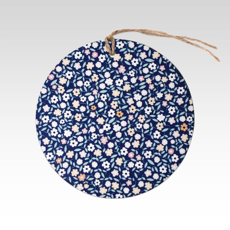 Rhicreative | Navy Floral Gift Tag