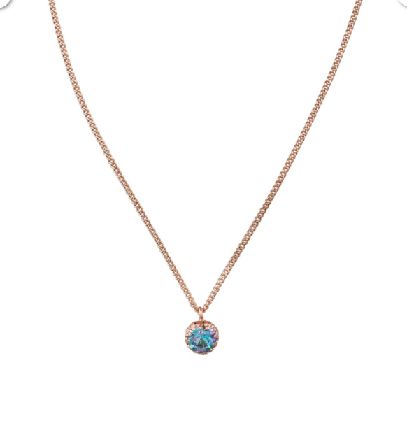 Tiger Tree | Turquoise Crystal Necklace