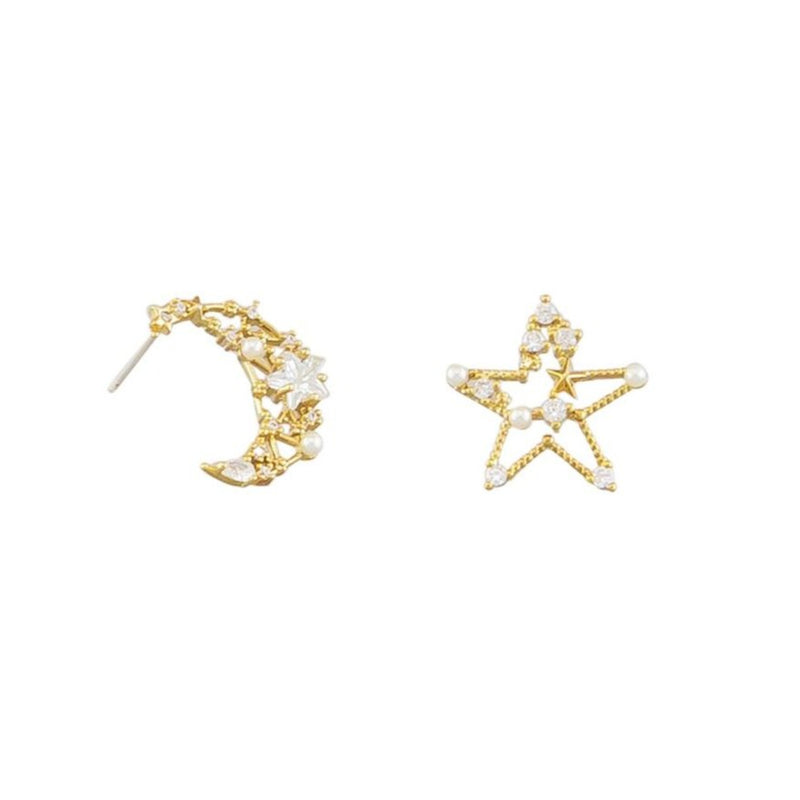 Tiger Tree Celestial Studs | Gold