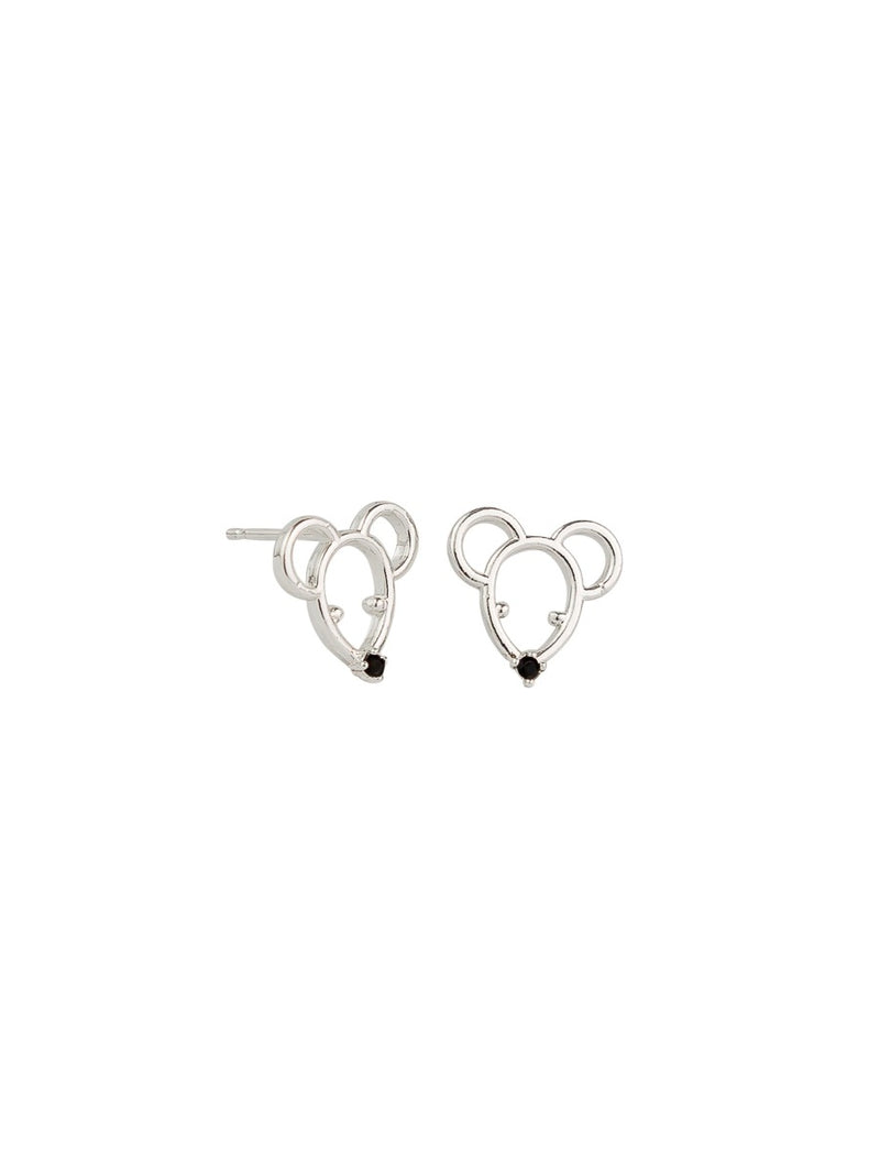 Tiger Tree Silver Miss Mousy Studs