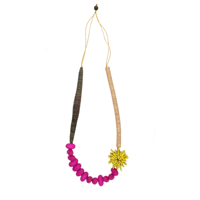 Zoda Necklace | Wooden Flower