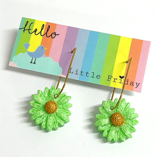 Hello Little Friday | Crazy for Daisy - Lime Green
