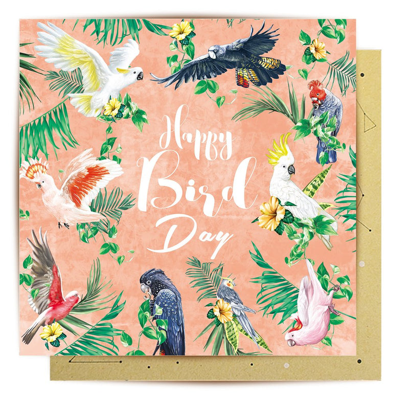 Mini Greeting Card | happy bird day
