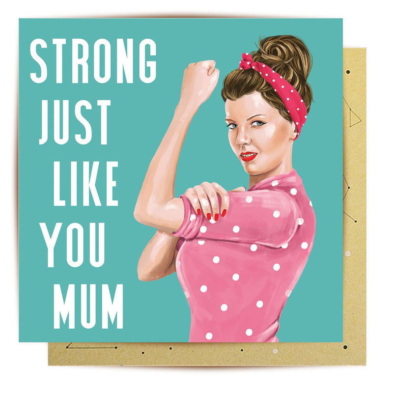 La La Land Greeting Card | strong like you mum