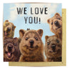 La La Land Greeting Card | we love you