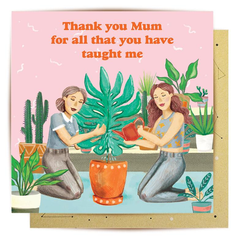 La La Land Greeting Card | Plant Mum