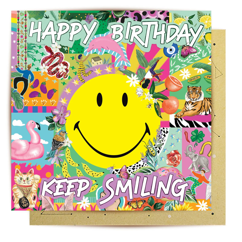 La La Land Greeting Card | Happy Birthday Keep Smiling