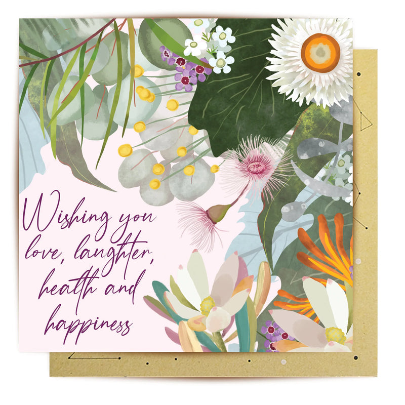 La La Land Greeting Card | Wishing You Love, Laughter, Health and Happiness