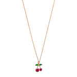 Tiger Tree | Sweet Cherry Rose Gold Necklace