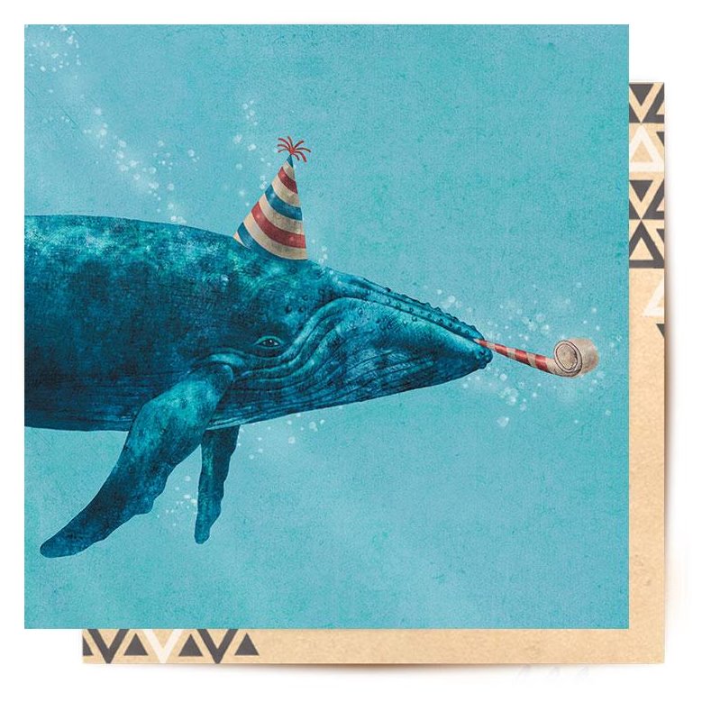 Mini Greeting Card | Party Whale