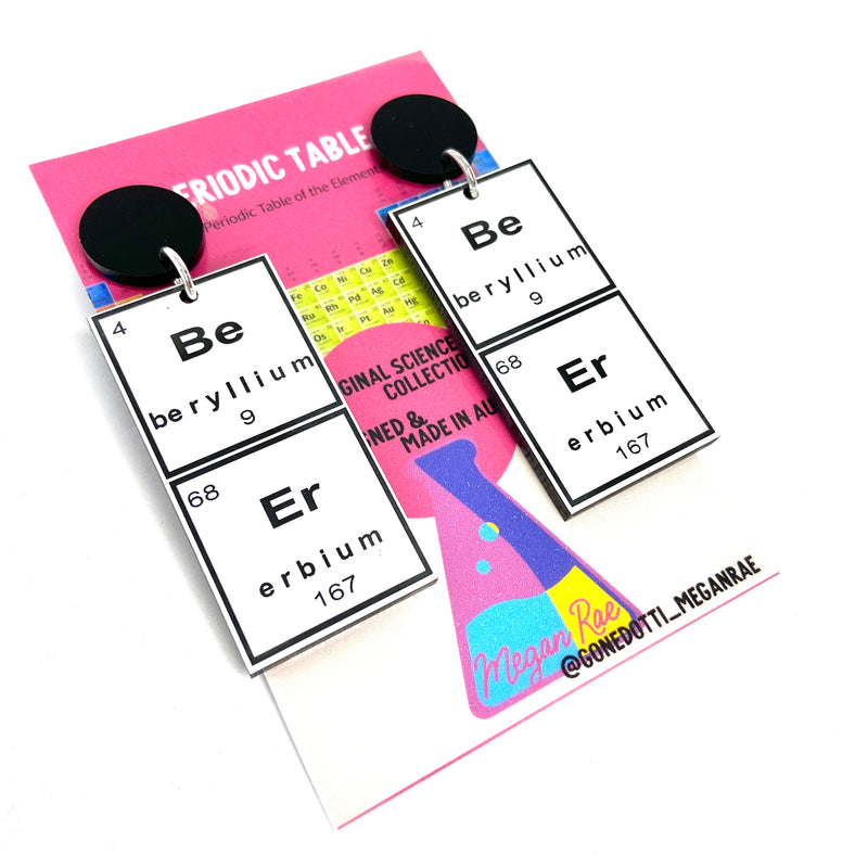 Megan Rae | Periodic Table Earrings