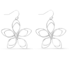 TID | Silver Flower Earrings