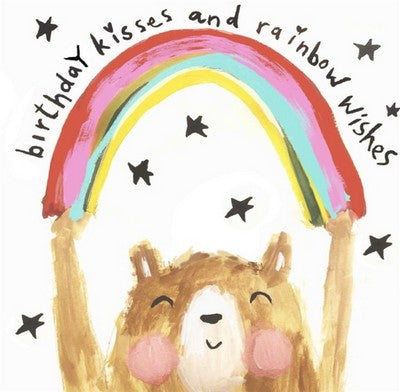 Sooshichacha Greeting Card | Kisses and Rainbow Wishes