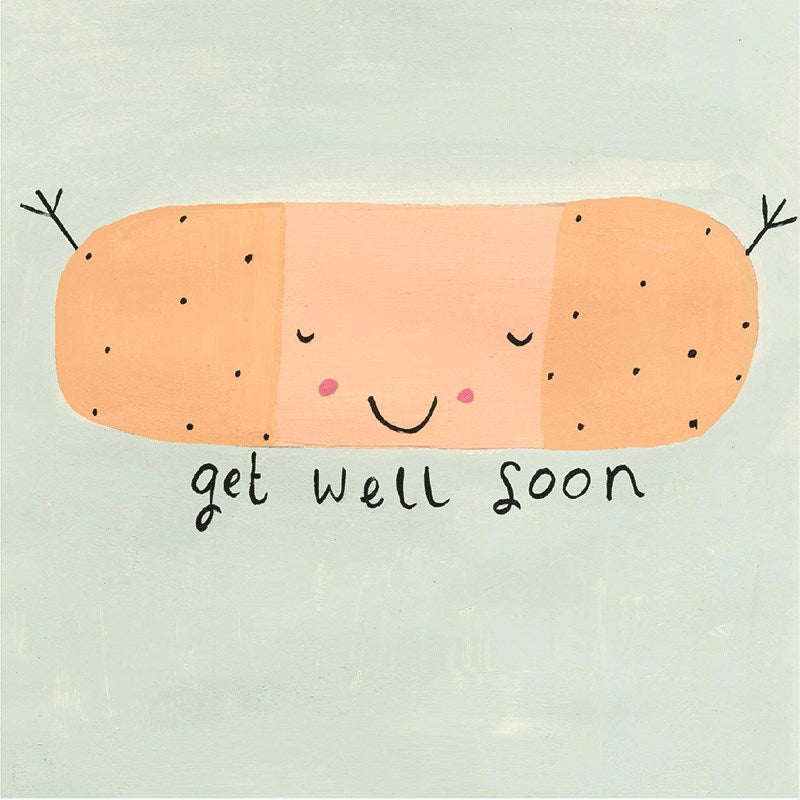 Sooshichacha Greeting Card | Get Well Soon