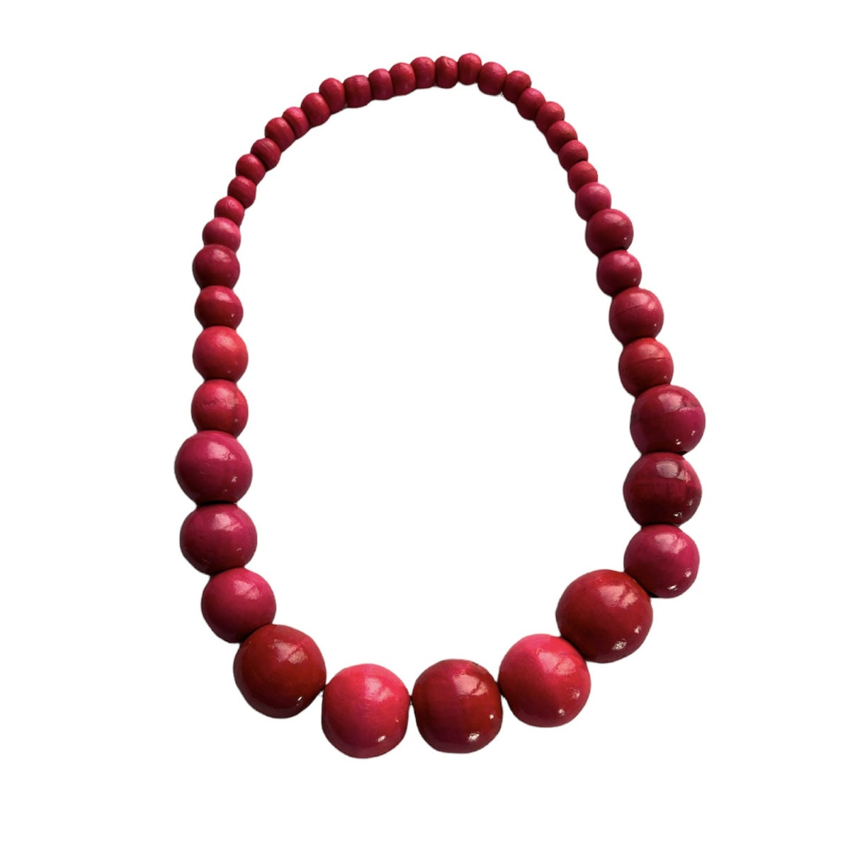 TID |  Wood Necklace - Pink