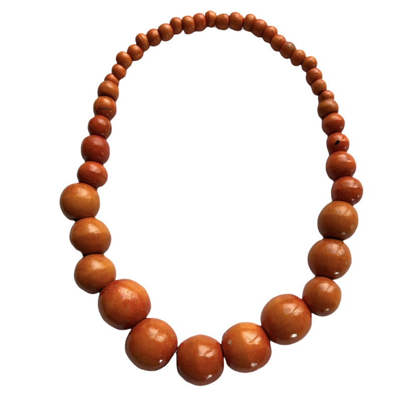 TID |  Wood Necklace - Orange