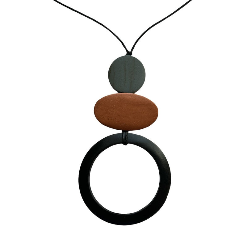 TID |  Wooden Necklace - Three Tier
