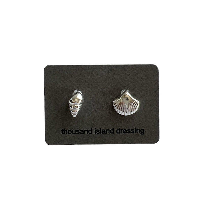 TID | Sterling Silver Different Shell Studs