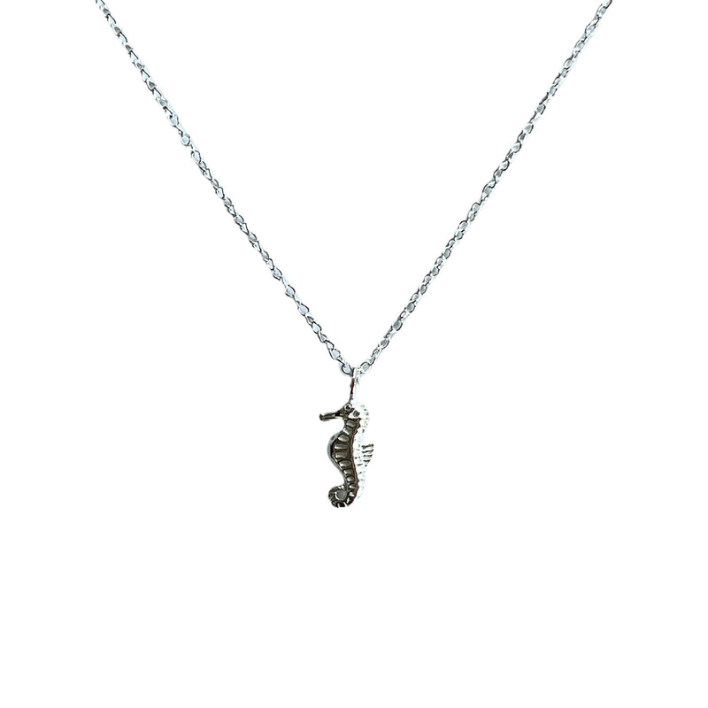 TID | Sterling Silver Seahorse Necklace