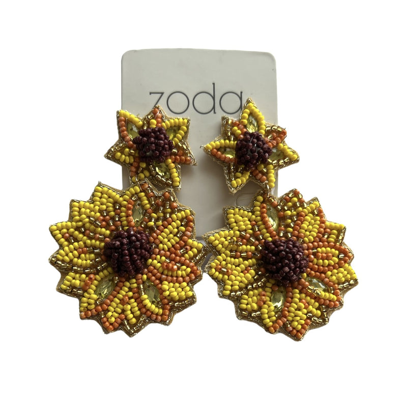 Zoda | Beaded Drops - Double Flower