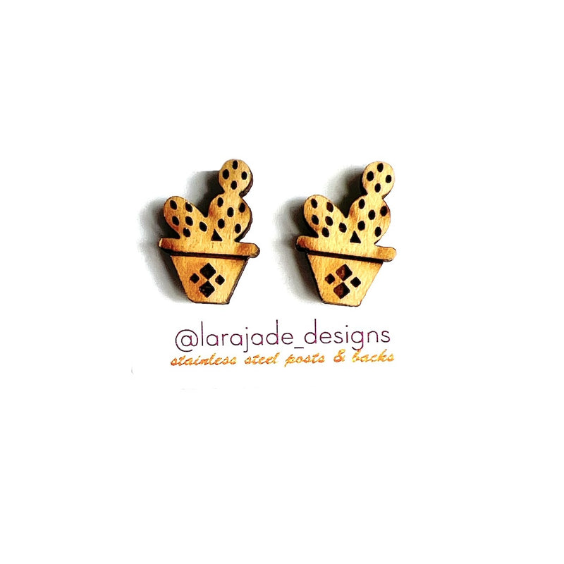Lara Jade | Cactus studs timber