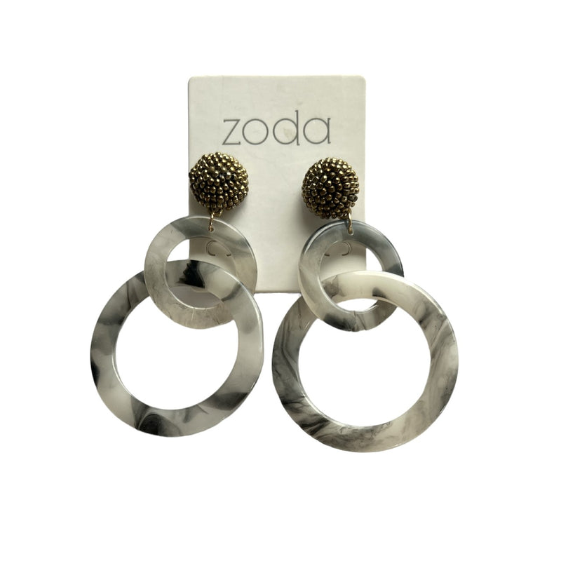 Zoda | Acrylic Grey dangles