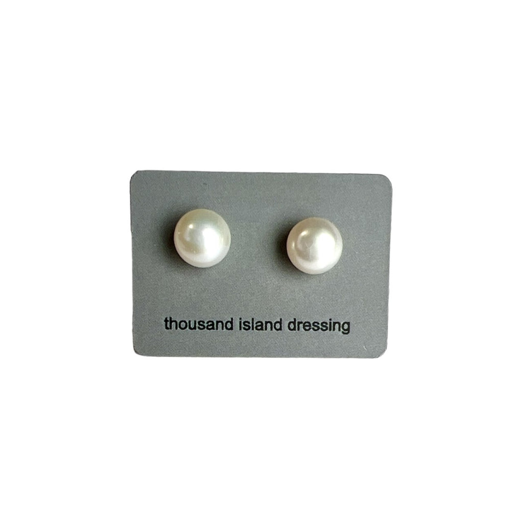 TID | Sterling Silver Pearl stud