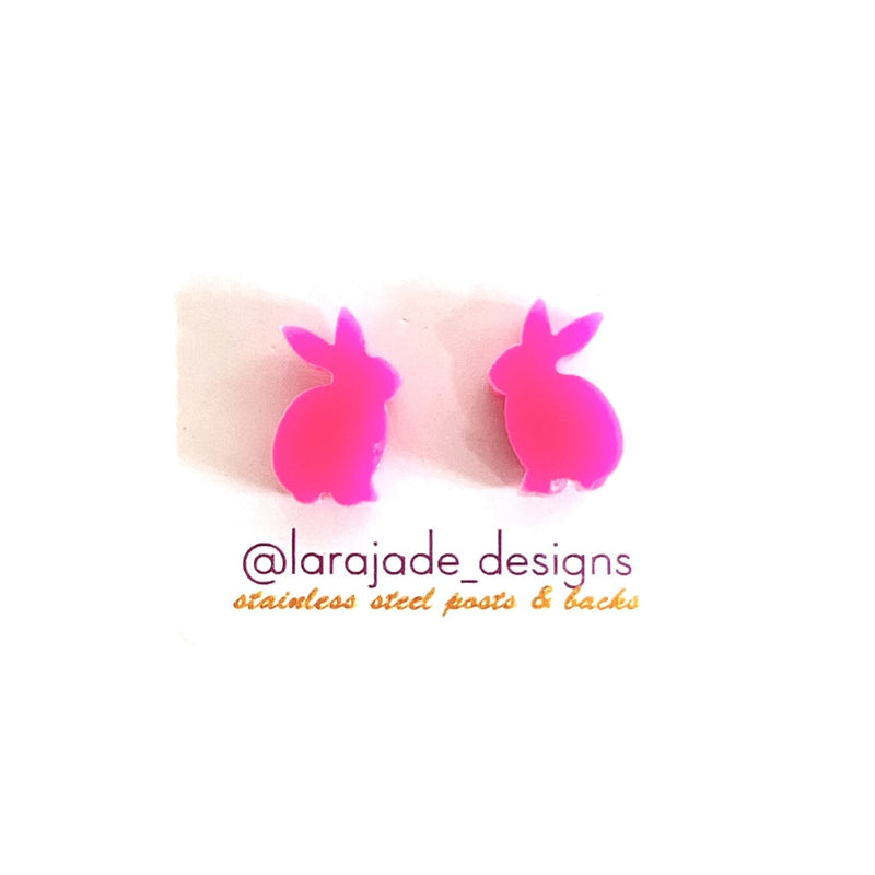 Lara Jade | Pink Bunny Studs
